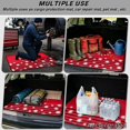 thumbnail image 3 of HUISEFOR Daisy Ladybug Car Trunk Mat 29" x 39" Cargo Mat Rear Trunk Liner Non-Slip Vehicle Interior Accessories Easy To Clean Universal Fit for Most Cars, 3 of 7