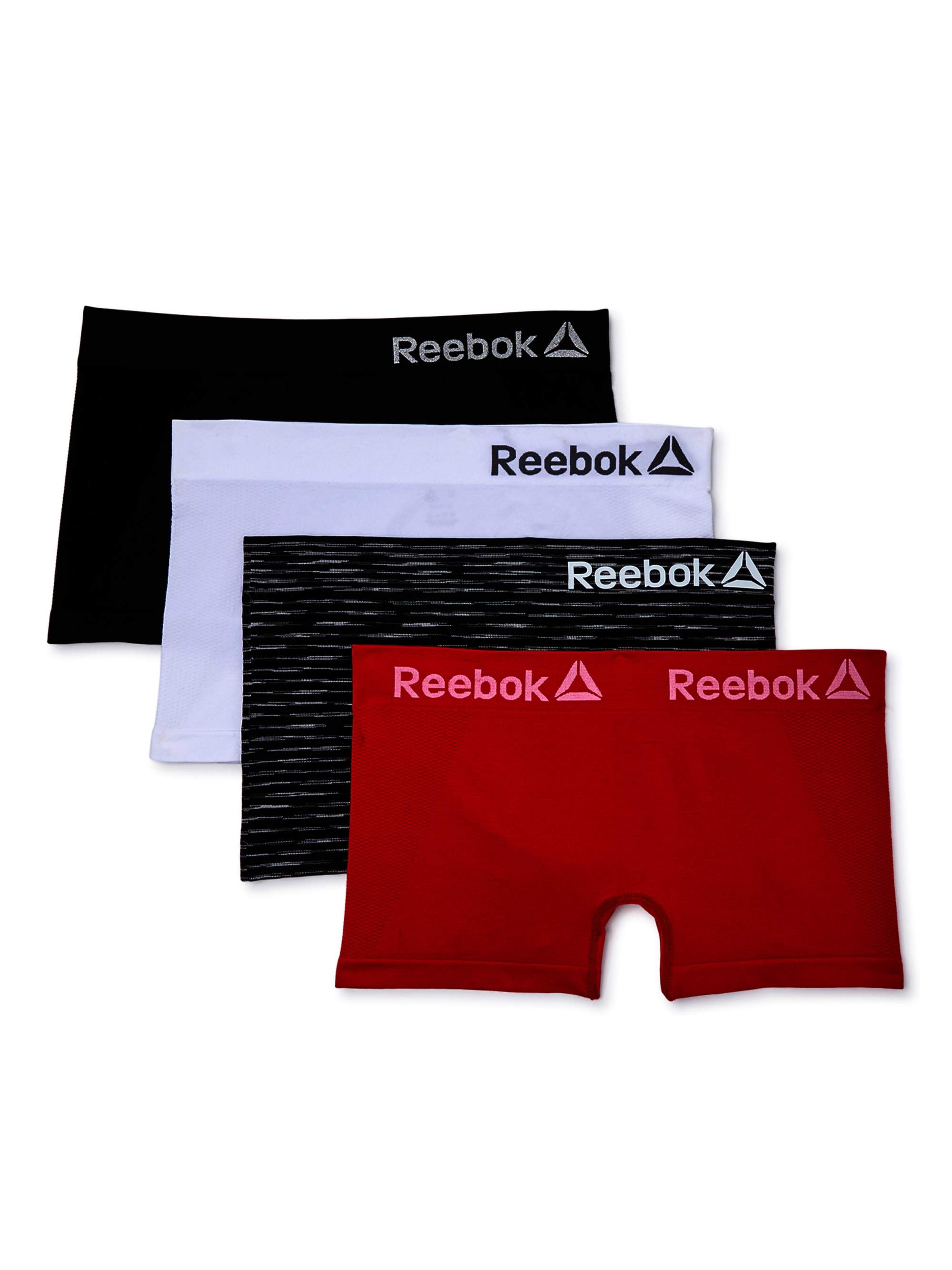 Reebok Reebok Women's Seamless Boyshort Panties, 4Pack