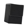 thumbnail image 3 of Caja de almacenamiento para mazos de cartas perfecl negro 100 tarjetas con fundas, 3 of 8