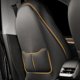 thumbnail image 1 of Protector del respaldo del asiento del automóvil Cola Almohadilla antigolpes con bolsillos organizadores, 1 of 8