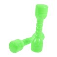 thumbnail image 1 of PTOOTP 2Pcs Green Plastic Hand Dumbbells for Exercising Fitness Lightweight and Portable Design, 1 of 8