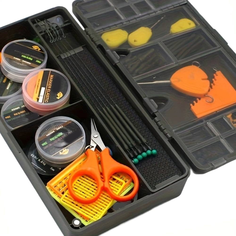 RANMEI Fishing Trip Carp Fishing Tackle Box Fishing Tackle Box Magnetic Tackle Box 10Pcs Rig Pins Accessories For Display