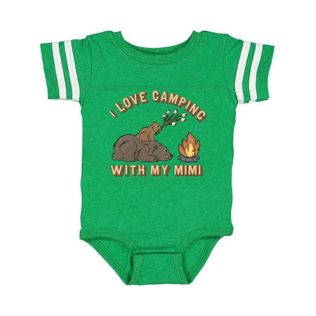 

Inktastic I Love Camping with My Mimi Gift Baby Boy or Baby Girl Bodysuit