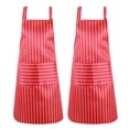 thumbnail image 1 of delantales de cocina, babero ajustable, delantal de chef suave con bolsillos para hombres y mujeres, 1 of 5