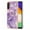 Darkpurple, variant on for Samsung Galaxy A35 Case, Soft TPU + IMD Marble Pattern Shiny Ring Kickstand Case for Girls and Women, Lens Protection Case for Samsung Galaxy A35, White