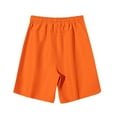 thumbnail image 2 of Plebaso Mens Big and Tall Casual Shorts Loose Drawstring Summer Shorts Lightweight with Zipper Pockets, 2 of 3