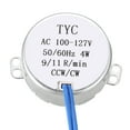 thumbnail image 2 of Motor síncrono eléctrico Uxcell 100-127V AC 50-60Hz CCW/CW 4W 9-11RPM, 2 of 5
