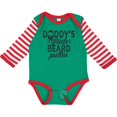 thumbnail image 3 of Inktastic Daddys Little Beard Puller Boys or Girls Long Sleeve Baby Bodysuit, 3 of 5