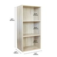 thumbnail image 2 of Slide Logic 4 Tier 34"H x 16"W Bookcase Sonoma Oak - Sonoma Oak, 2 of 6
