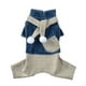 thumbnail image 4 of Ropa para perros y mascotas Sudadera con capucha suave y cálida de invierno Ropa para mascotas Ropa de para proteger S / M / L Zafiro Azul-L, 4 of 8