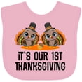 thumbnail image 3 of Inktastic Twins First Thanksgiving Turkey Boys or Girls Baby Bib, 3 of 4