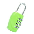 thumbnail image 3 of Hi,Fancy Office 4-digit Combination Lock Camping Business Trip Suitcase Luggage Locker Gate Door Resettable Padlock Security Accessories Green, 3 of 6