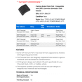 thumbnail image 2 of Parking Brake Pedal Pad - Compatible with 2007 Chevrolet Silverado 1500 Classic - AC Delco, 2 of 2