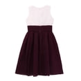 thumbnail image 4 of CHICTRY Kids Girls Pleated Flower Girl Princess Dress Chiffon Wedding Bridesmaid Dress, 4 of 7