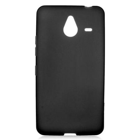 Microsoft Silicone Skin - Insten Gel silicone Skin Case For Microsoft Lumia 640 XL - Black