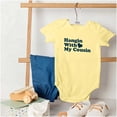 thumbnail image 4 of Hanging With Cousin Family Love Romper Boys or Girls Infant Baby Brisco Brands NB, 4 of 6