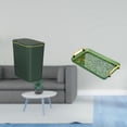 thumbnail image 2 of Bandeja de mesa auxiliar con asa, ideal para ahorrar espacio: cubo de basura, plato de postre y mesa de centro. Perfecta para el baño, , el c, 2 of 8