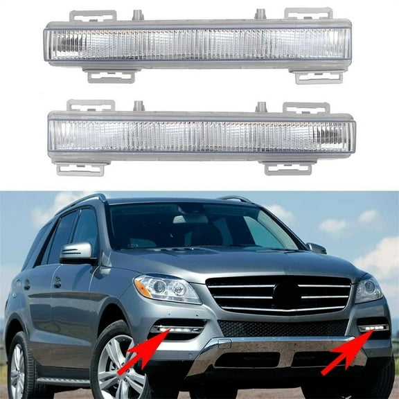 Daytime Running Light DRL Fog Lamp For Mercedes W166 ML350 X204 GLK350