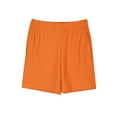 thumbnail image 3 of NAISIBABY Boys Girls Loose Shorts, Children's Comfy Casual Solid Color Sports Shorts With Pockets Orange 11 T, 3 of 5