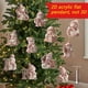 thumbnail image 2 of Uuiauoio 26 English Letter Christmas Ornament Set 2D Acrylic Tree Decor Car Rearview Mirror Hanging Alphabet Pendant Party Supplies,Pink Letter Snowman,Family Ornament, 2 of 2