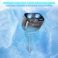 thumbnail image 5 of USB C Car Charger Adapter with Type-C Cable, Fast Charge Cigarette Lighter Splitter 2-Socket, Dual Car Cigarette Lighter Adapter with LED Voltmeter, 12V/24V Splitter for Car GPS Dash Cam Phone, 5 of 6