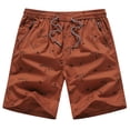 thumbnail image 1 of CEHVOM Fashion Men's Pocket Casual Print Elastic Wasit Leisure Time Tooling Short Pants, 1 of 3