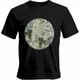 thumbnail image 1 of Camisetas informales de manga corta con estampado de hojas verdes de acuarela para hombre, camisetas gráficas, 1 of 8