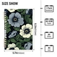 thumbnail image 2 of FORMRS 1-Subject Spiral Notebook 8" x 5" College Ruled 60 Refillable Sheet, 2 Pack, Dark Floral, 2 of 7