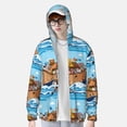 thumbnail image 3 of Picia Animals on Noah's Ark Floating Women's Men's UPF 50+ Sun Protection Hoodie Shirt Long Sleeve SPF Fishing Outdoor UV Hiking Lightweight Shirts-3X-Large, 3 of 9