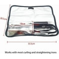 thumbnail image 2 of Flat Iron Travel Case Heat Resistant,Curling Iron Pouch Bag Hair Straightener Organizer Durable Lightweight Cover Sleeve (2 Pack), 2 of 4