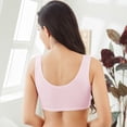 thumbnail image 4 of Sujetador de mujer Bralette de algodón Lencería de mujer Top corto sin mangas Sujetadores para mujer Sujetador deportivo sólido sin costuras, 4 of 5
