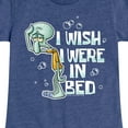 thumbnail image 3 of SpongeBob SquarePants - Squidward Bed - Toddler & Youth Girls Short Sleeve Graphic T-Shirt, 3 of 6