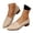 Black, variant on Mostsola Walking Shoes Women Closed Toe Gladiator Sandals Zipper Hollow out Platform Wedges Heels