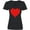 AB-Black, variant on Inktastic Red Heart Women's V-Neck T-Shirt