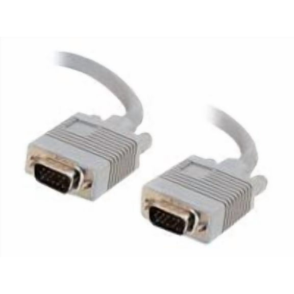 C2G Premium Shielded VGA Monitor Cable - VGA cable - HD-15 (VGA) (M) to HD-15 (VGA) (M) - 3 ft - gray