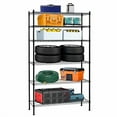 thumbnail image 2 of 6 Shelf Wire Shelving Unit Heavy Duty NSF Garage Storage Shelves Adjustable Storage Rack Steel Commercial Grade Layer Shelf Rack-16x42x72-Black, 2 of 4