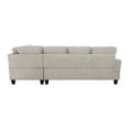 thumbnail image 3 of Star Home Living 3PC Left-Facing Sectional Sofa with Ottoman, 3 of 5