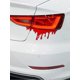 thumbnail image 2 of Vehicle Bloody Decals 5pcs Vehicle Blood Stickers 5pcs Reflective Auto Cool Decals Light Bumper Body Sticker Covers Car-styling, 2 of 3