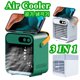 thumbnail image 2 of Mini enfriador de aire acondicionado para el hogar, Enfriador de aire pequeño para exteriores, soporte portátil para teléfono móvil, ventilador de refrigeración de aire con carga USB Fivean unisex, 2 of 2