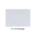 thumbnail image 4 of Better Trends Premium 2 Piece Bathroom Rug Set 100% Cotton, Extra Soft Tufted Bath Mat, Water Absorbent & Reversible Mat, White Lux Collection, 4 of 6