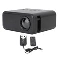 thumbnail image 1 of Mini projecteur multifonction HD 1080P, Wi-Fi, sans fil, filaire, télécommande, USB, portable, home cinéma, 100-240 V, noir, prise UE, 1 of 4