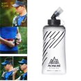 thumbnail image 4 of Botellas de agua plegables suaves de 250ml-500ml TPU plegable de seguridad para paquete de hidratación, para correr, senderismo, ciclismo - 500ML gris Sunnimix  Botella para beber Soft Matraz, 4 of 8