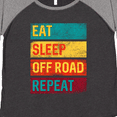 thumbnail image 4 of Inktastic Four Wheeling Eat Sleep Off Road Repeat Women's Plus Size T-Shirt, 4 of 5