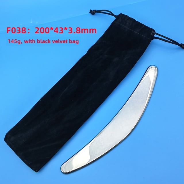 Cuchillo de acero inoxidable para fascia, tejido muscular, meridiano, fisioterapia, tipo S, cuchillo de membrana de refuerzo, cuchillo con forma de pájaro para raspar, masajeador de puntos de