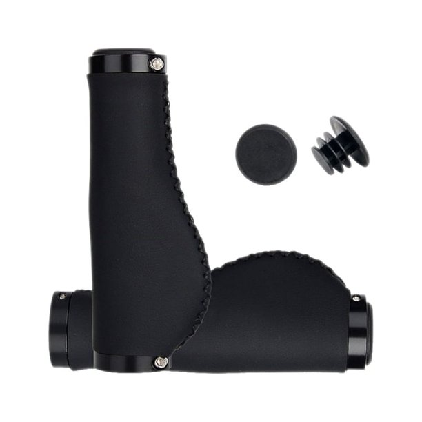 1 par de fundas antideslizantes para manillar de bicicleta MTB para manillar de bicicleta de 22,2mm (negro)