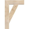 thumbnail image 3 of Ekena Millwork 3 1/2"W x 16"D x 24"H Traditional Block Smooth Bracket, Douglas Fir, 3 of 4