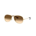 thumbnail image 5 of Ray-Ban Cockpit Sunglasses, Pilot Aviator Eyeglasses with Case, Arista Gold/Clear Gradient Brown, Size 59, 5 of 10