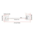 thumbnail image 3 of Adjustable Child-Proof Sliding Door & Window Lock - Vertical/Horizontal Track Stopper, Glass Window Safety Stop, White, 3 of 6