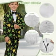 thumbnail image 6 of Xoenoiee Jamaica Flag Hibiscus Palm Tree Star Print Boys Suit Slim Fit Formal Suit Set with Adjustable Waist for Toddler Boy Teenage, Wedding, Graduation, Churches, 9-10 Years, 6 of 7