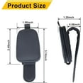 thumbnail image 7 of Yuoyar 2 Packs Sunglasses Holders for Car Visor - Magnetic Leather Sunglasses Holder and Ticket Card Clip - Car Visor Accessories (Black), 7 of 7